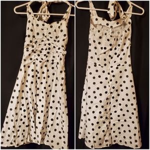 Halter Polka-dot Dress